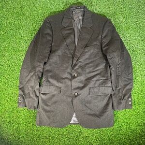 VTG Brooks Brothers Single Breasted 100% Wool Suit Jacket Size 42 Approx Brown